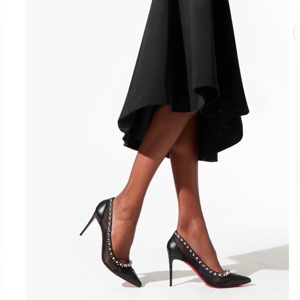 Christian Louboutin Galativi Spikes 85 Nappa 39 Worn Once! - Picture 10 of 10